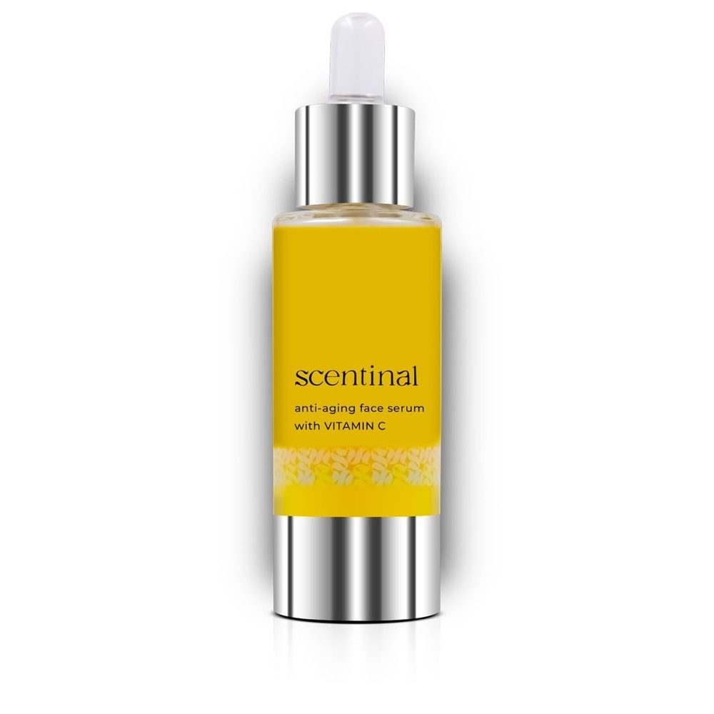 NWT Scentinal Vitamin C Hyaluronic Acid Anti-Aging Face Serum 1 oz